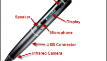 picture of a livescribe pen with all of its features highlighted
