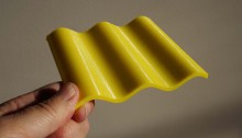 Yellow 3D model of wave length