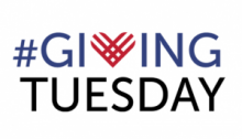 #GivingTuesday logo, the "v" in giving is a heart