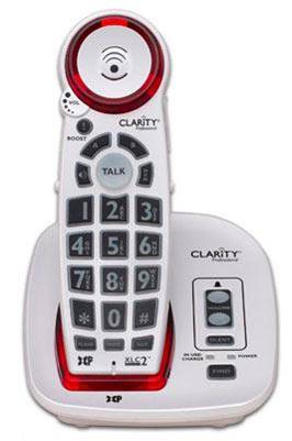 A phone you can receive through the California Phones program. It has larger buttons and a louder speaker. 