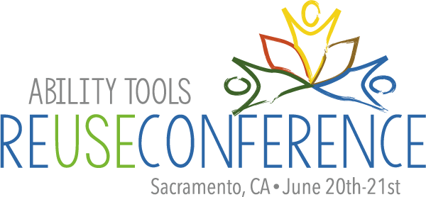 Logo of the Ability Tools Reuse Conferece - Sacramento, CA from June 20th to 21st.