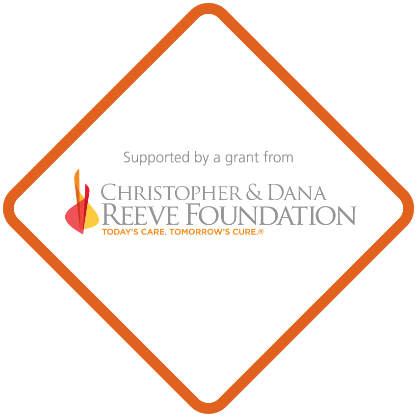 Logo of Christopher & Dana Reeve Foundation.