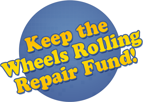 Keep the Wheels Rolling Repair Fund! logo